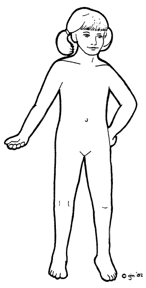 Gril standard figure, front