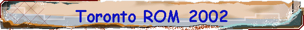 Toronto ROM 2002