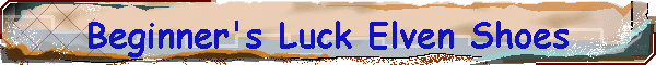 Beginner's Luck Elven Shoes