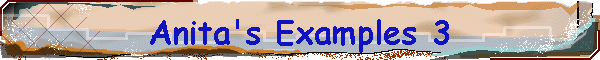 Anita's Examples 3
