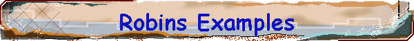 Robins Examples