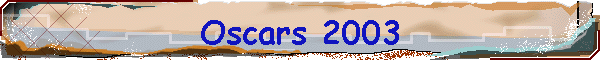 Oscars 2003