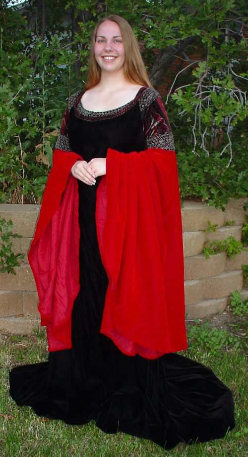 Arwen's Blood Red Gown by Lady Luke Skywalker